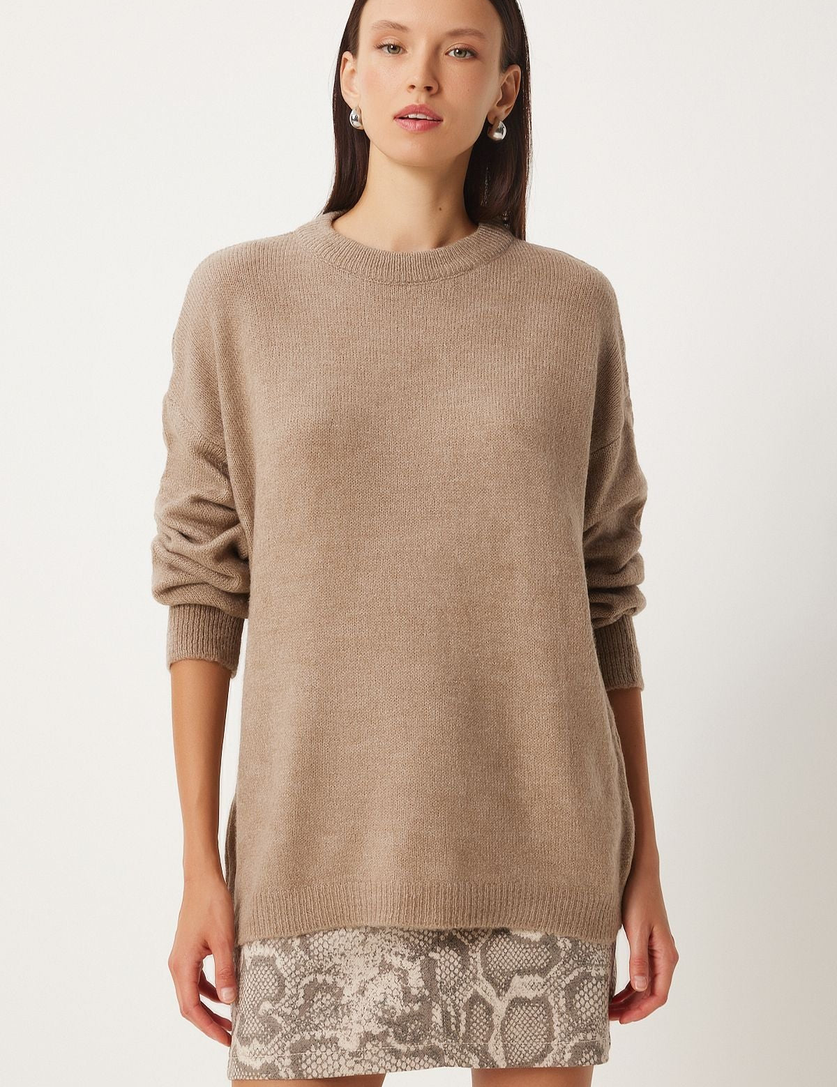 Oversized Cashmere Blend Sweater | Women’s Cozy Knit Pullover